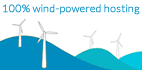 100% Wind Powered Hosting